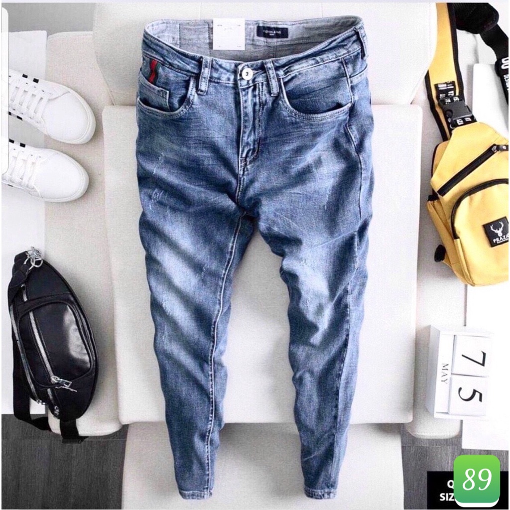 Quần jean nam 💥Freeship💥  Quần Jean Nam, Quần rin chất bò cao cấp Ống Đứng Dáng Cao Basic HA02 | BigBuy360 - bigbuy360.vn