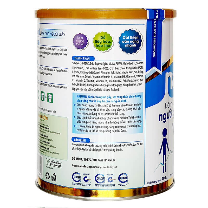 Sữa Natumil dành cho người gầy loại 900g | BigBuy360 - bigbuy360.vn