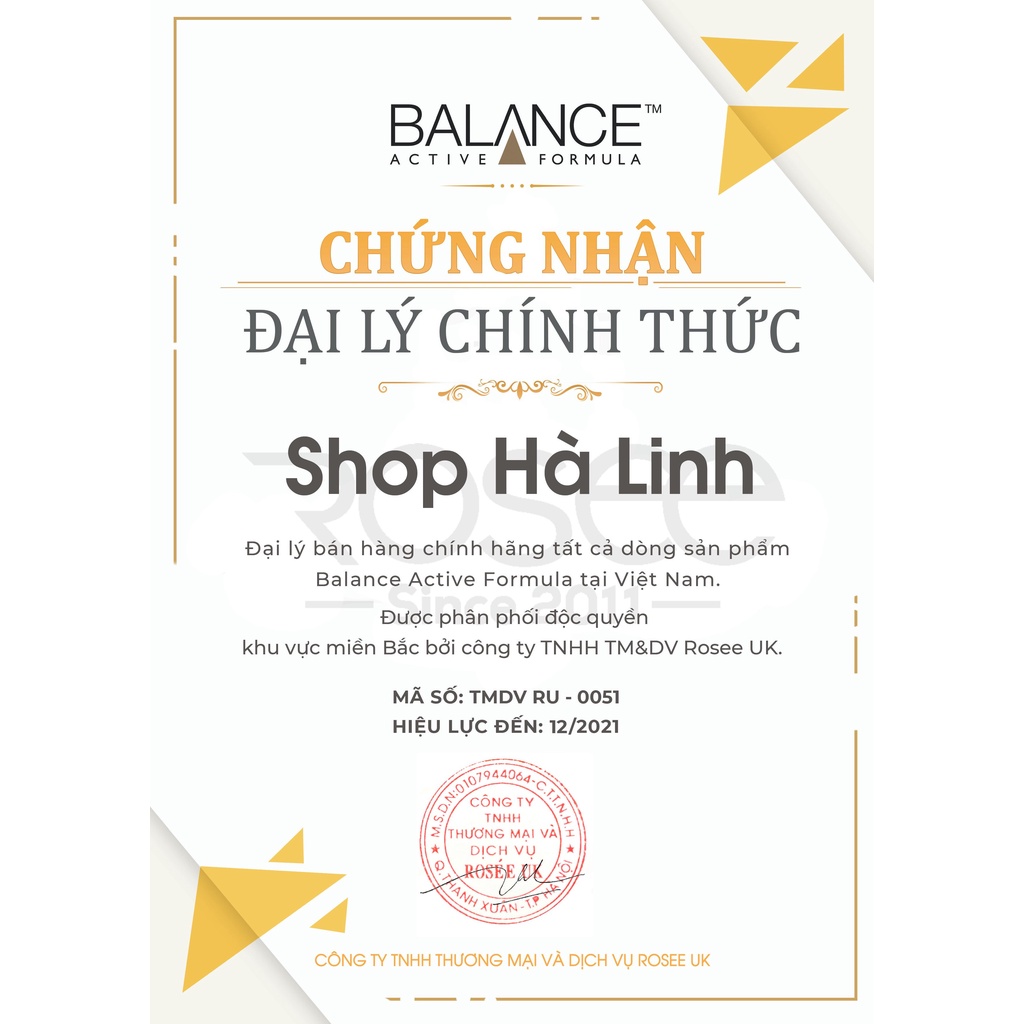 Serum Trắng Da Mờ Thâm Balance Active Formula Vitamin C Brightening 30ml