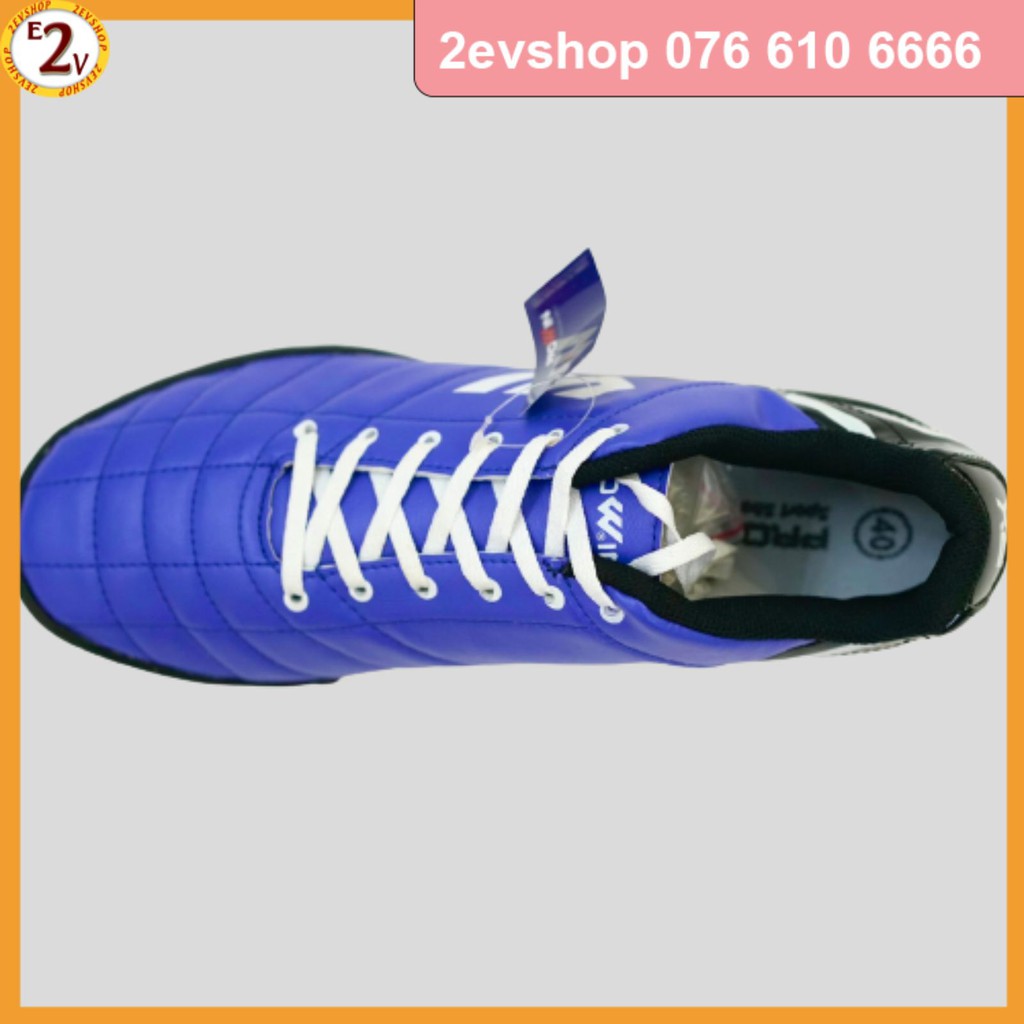 Giày đá bóng thể thao nam Prowin RX Xanh Dương, giày đá banh cỏ nhân tạo chất lượng - 2EVSHOP