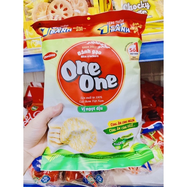 BÁNH GẠO ONEONE TẢO BIỂN,SỮA NGÔ, BỒ NƯỚNG, PHÔ MAI NGÔ, NGỌT DỊU [ĐỦ VỊ]