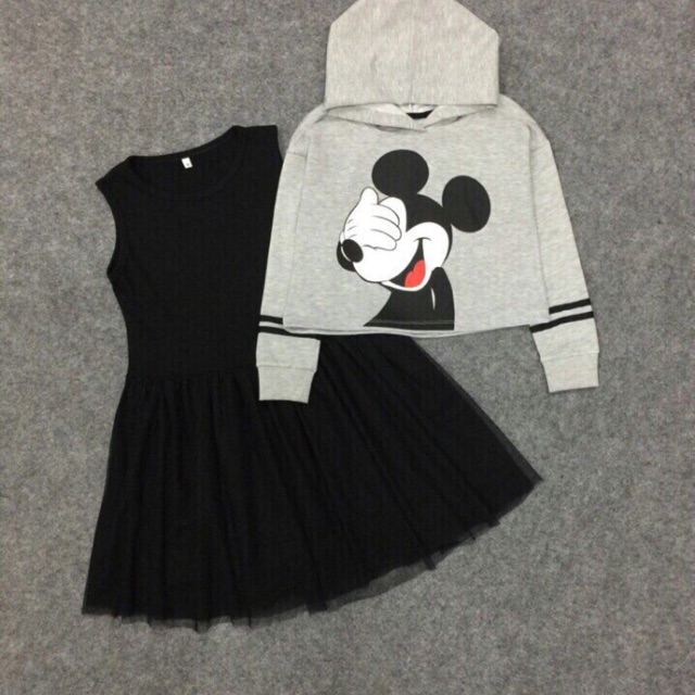Set váy áo mickey