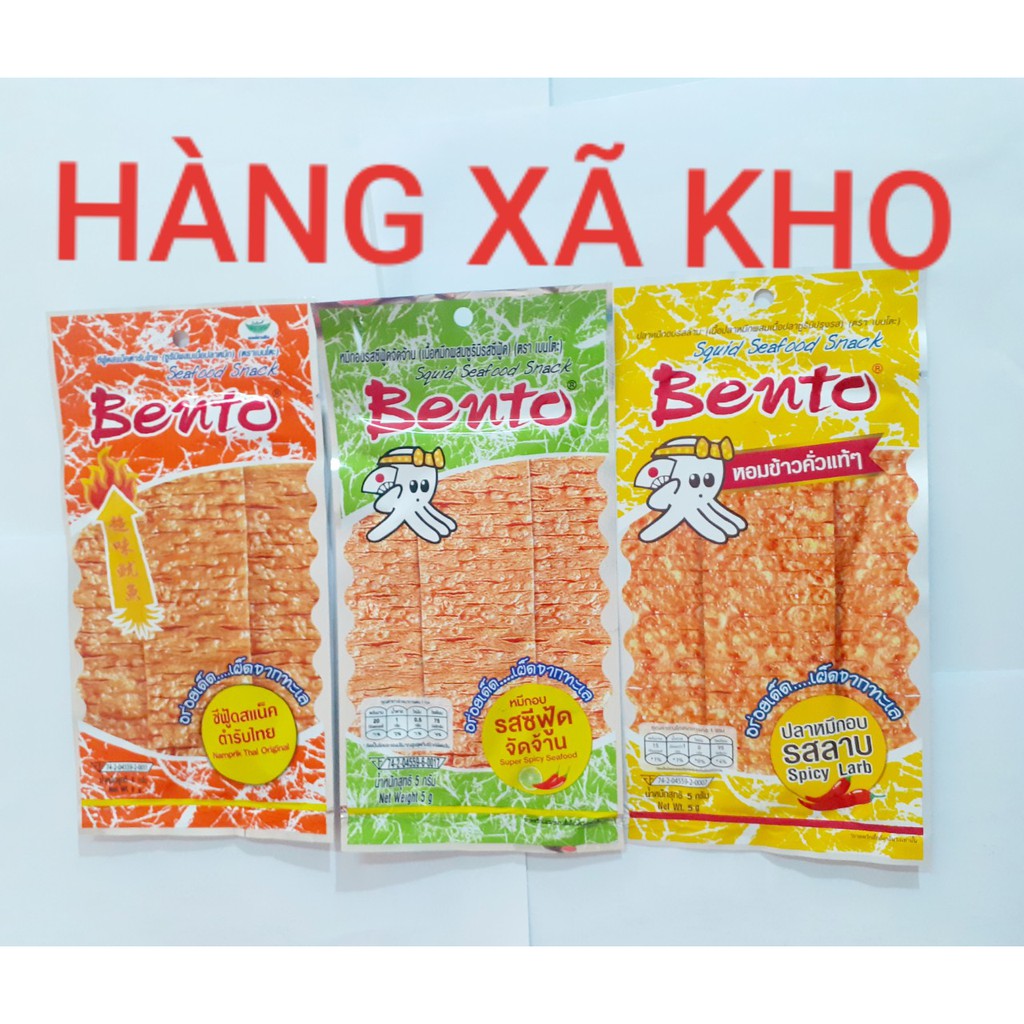 Dây 13 gói bento thái lan, 4 gr gói có 4 vị .hsd:3/24