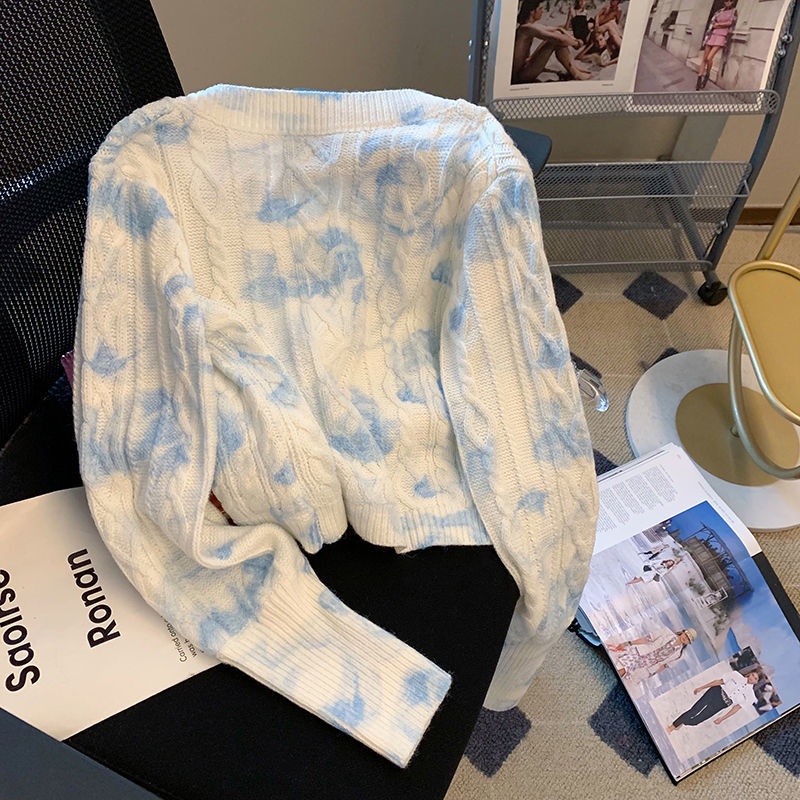Áo Khoác Cardigan Dệt Kim Dài Tay Thời Trang Cho Nữ  tao bao