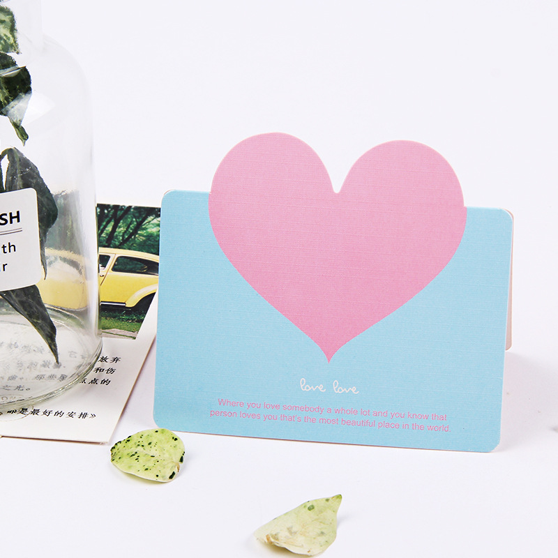 1 Pcs Creative Universal Love Greeting Card Christmas Gift Card Event Gift Greeting Card Small Gift