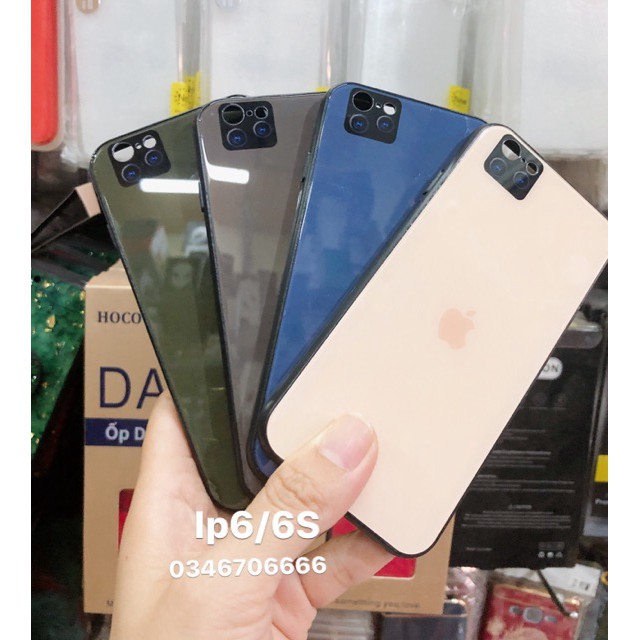 Ốp lưng kính giả ip11 cho ip6/6p/7/7plus/X/Xr/XSMax ♥️♥️