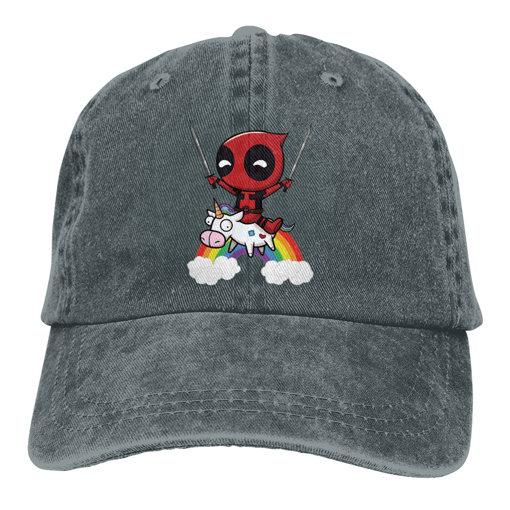 Mũ Lưỡi Trai 100% Cotton Phong Cách Deadpool