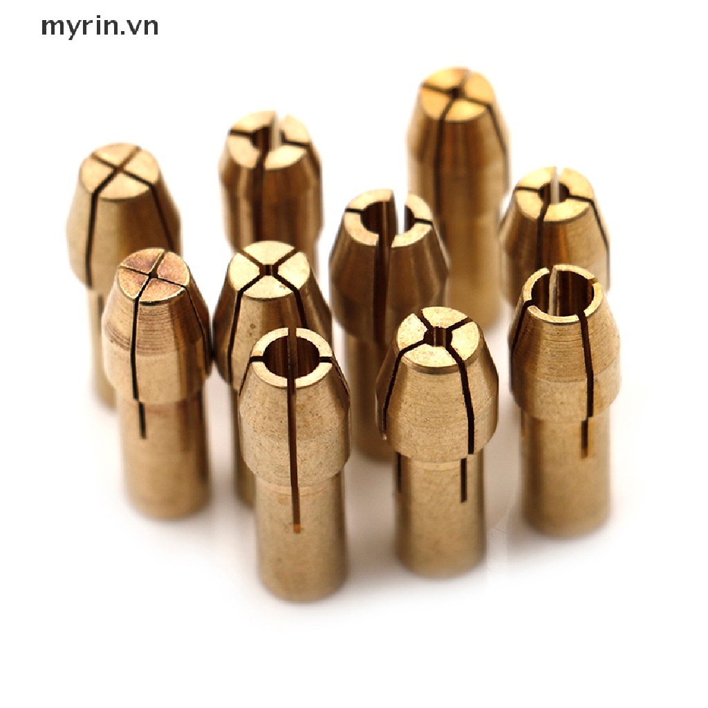 Set 10 Mũi Khoan Bằng Đồng Thau 0.5-3.2mm 4.8mm Chuyên Dụng