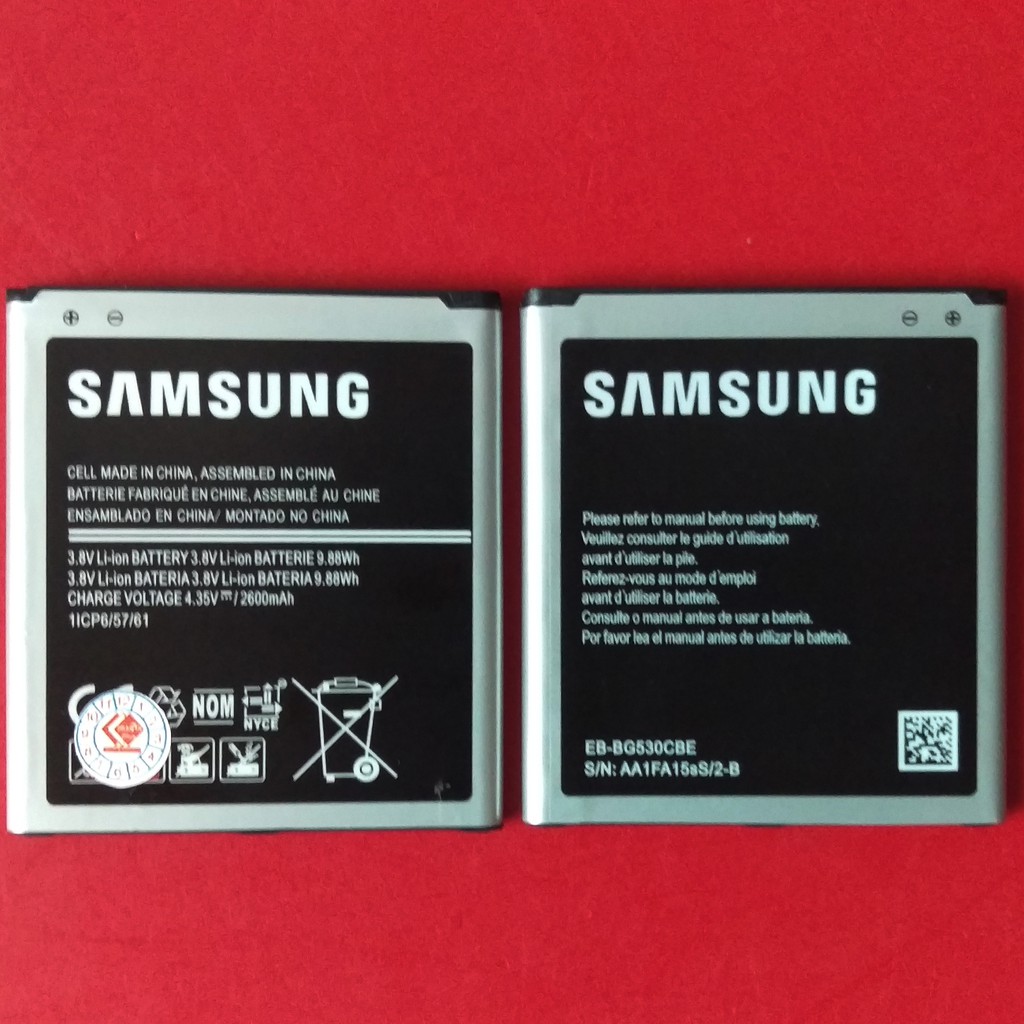 Pin zin boc may G530 samsung Galaxy J2 Prime ,loại xịn dung lượng cao - ZIN NGUYEN BAN / bao hanh lau dai