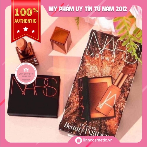 Set Trang Điểm NARS Son Dưỡng Và Tạo Khối Laguna Mini Limited