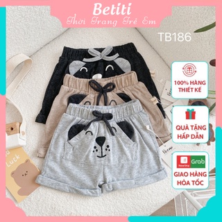 Quần Đùi Đáp Gấu Ngộ Nghĩnh Chất Liệu Cotton Mềm Mịn Miễn Chê, Con Mặc Co Giãn Cực Tốt Cho Bé Thoải Mái Vui Chơi