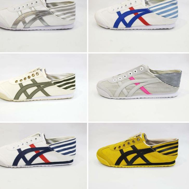 Giày Onitsuka Tiger Slip On Mexico 66 Deluxe Chất Liệu Da Hàng Nhập Khẩu Ấn Độ Cao Cấp Onitsuka 12