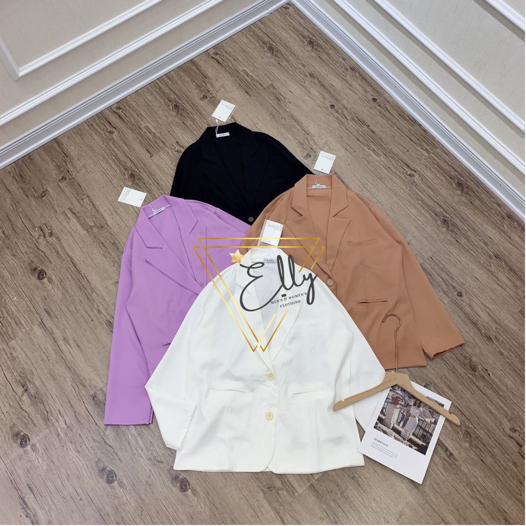 Áo Blazer trơn tay dài, áo vest Hàn Quốc | BigBuy360 - bigbuy360.vn