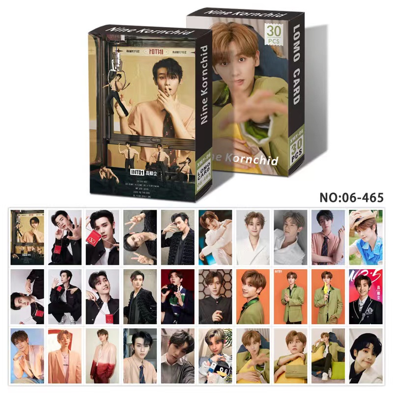 Hộp 30 Tấm Thẻ Hình Thái Lan BL Perthsaint Ohmfluke Nine Kornchid Patrick Finkler INTO1