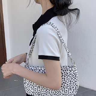 áo polo croptop cổ màu