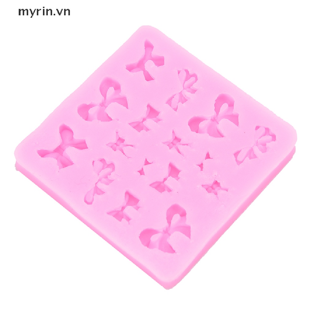 Khuôn Silicone Làm Bánh Hình Nơ Ruy Băng
