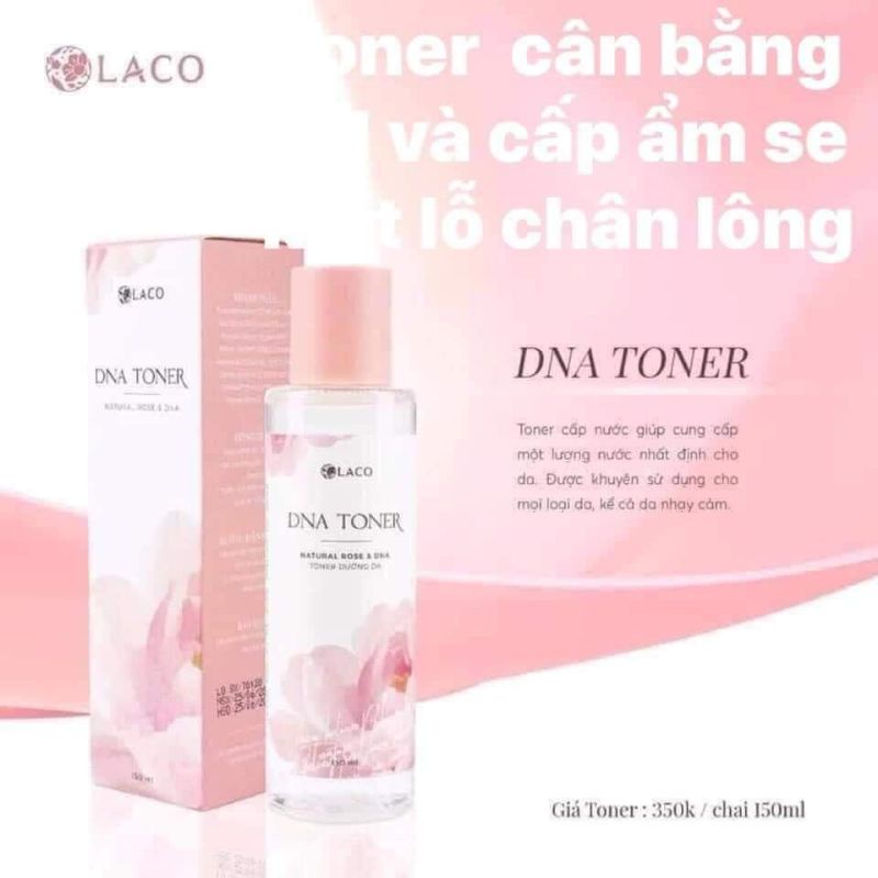 Cân bằng độ ẩm cho da DNA Toner ( tặng 1 máy Nano phun sương Laco)