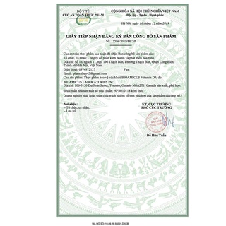 Bioamicus Vitamin D3 - Chính hãng