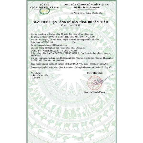 [Chính hãng] Thạch Bí Đỏ Chen Chen VIC Organic Dạng Hộp 14 gói