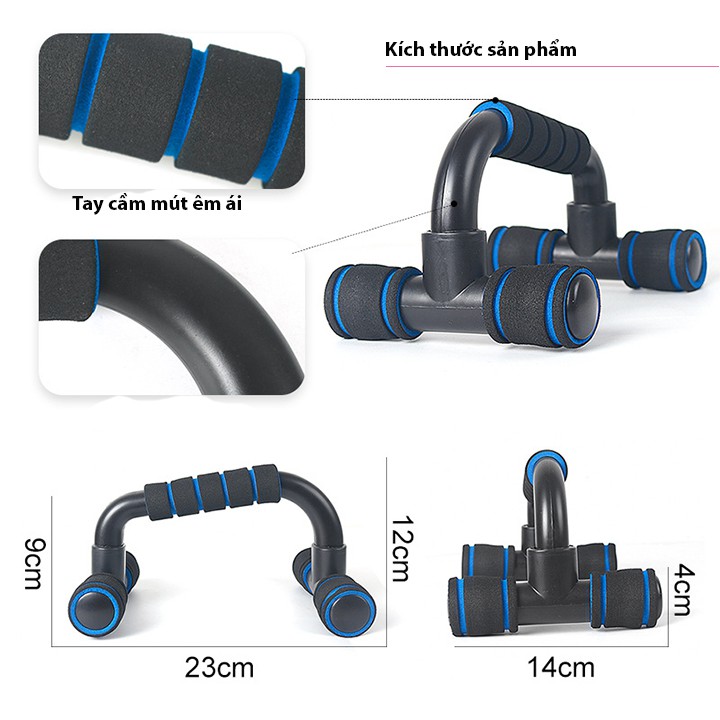 Dụng cụ tập hít đất tại nhà HD70 (1 đôi)