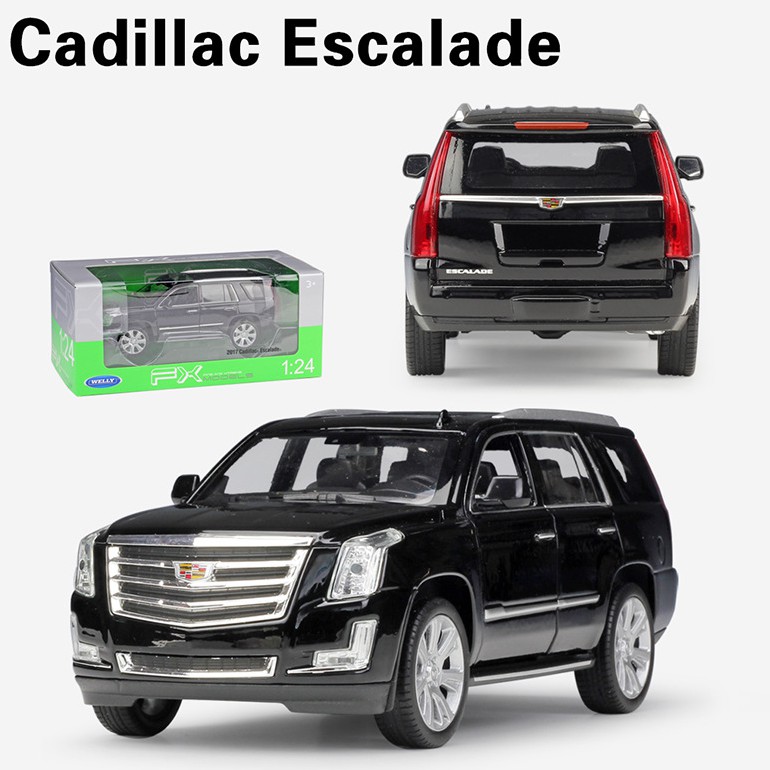 Cadillac 1:24 Welly xe mô hình ô tô bằng kim loại mở các cửa