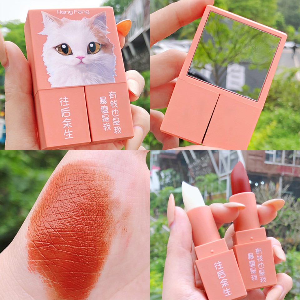 (Hàng Mới Về) Set Son Môi Hengfang Đổi Màu Cao Cấp Chuyên Dụng