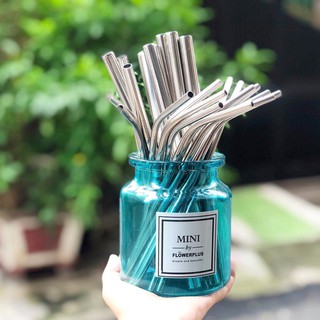 Ống Hút Inox (3 Loại Trân Châu, Thẳng, Cong)
