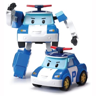 Đồ chơi xe roborcar poly và biển báo
