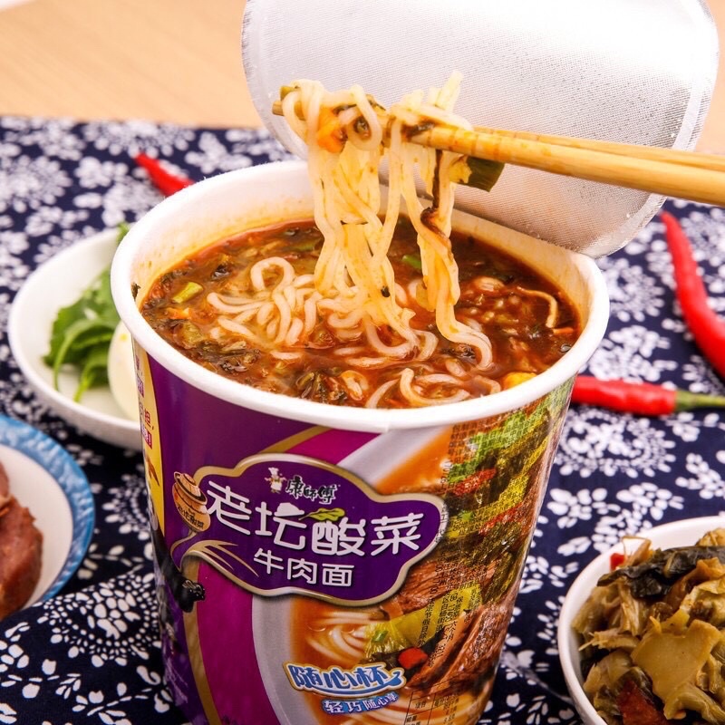 Mì bò dưa chua gấu trúc