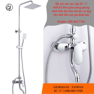 Bộ sen cây cao cấp bát vuông Giormani SC 17