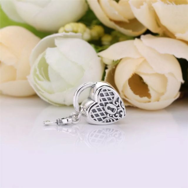 Charm treo khóa love you bạc s925 ( vừa tất cả các vòng tay)