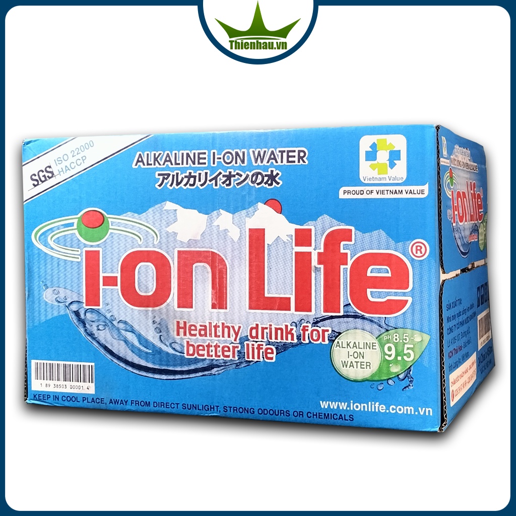 Thùng Nước Ion Life 450ml