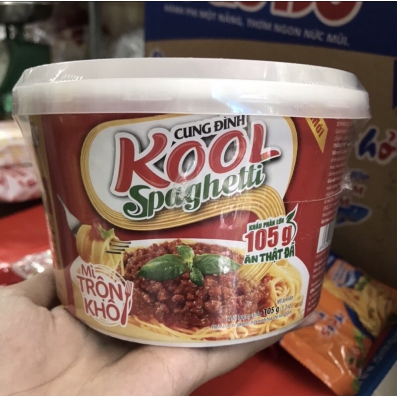 Mì tô trộn Cung Đình Kool có 2 loại