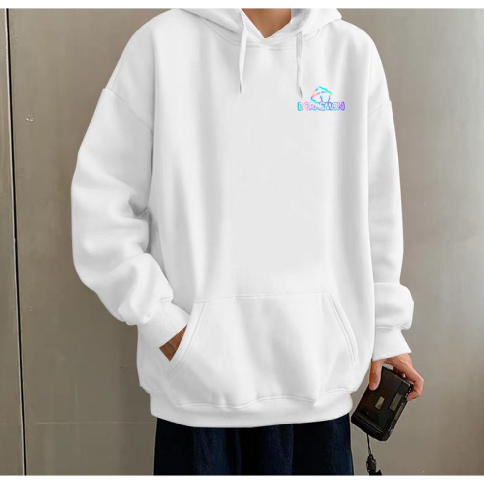 [BÁN CHẠY] Áo khoác nỉ hoodie phản quang Doremon, Áo nỉ trần bông dày đẹp, cao cấp, Freesize dưới 65kg | BigBuy360 - bigbuy360.vn