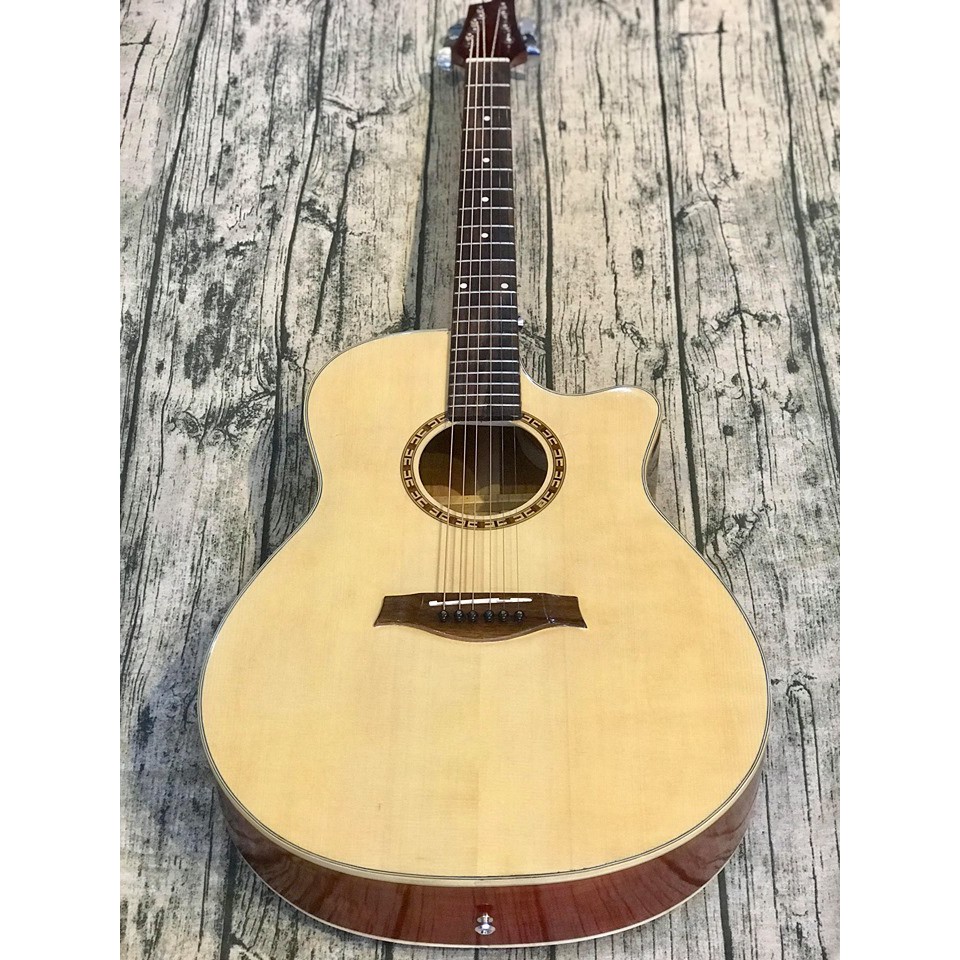 Guitar Acoustic HD-11SV full Gỗ Thịt nguyên tấm