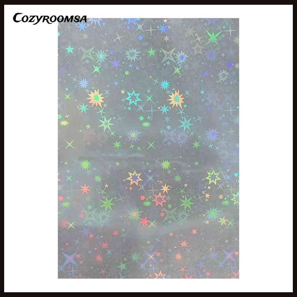 Thẻ Giấy Foil Dán Móng Tay Nghệ Thuật DIY Họa Tiết Trái Tim Ngôi Sao