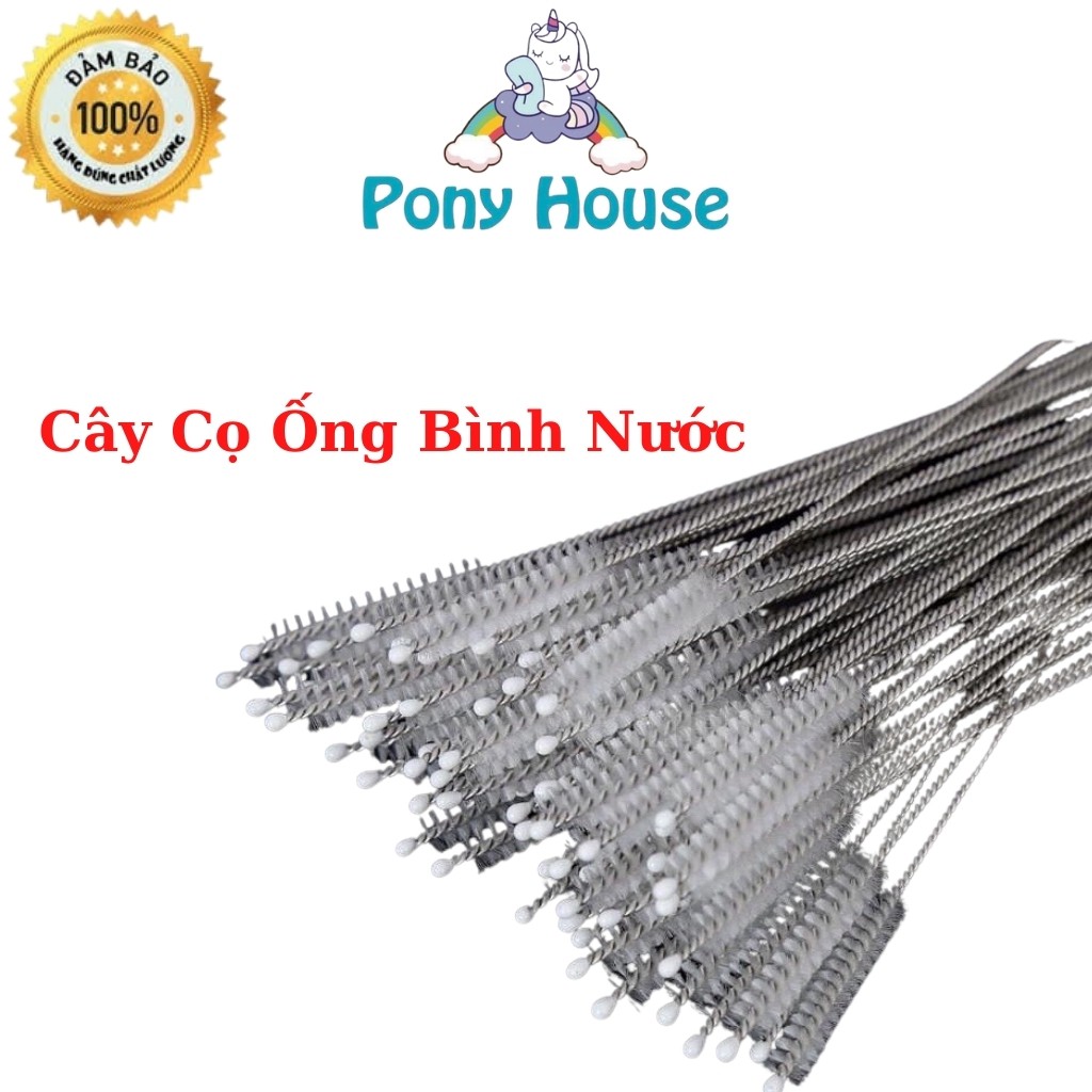 Que Cọ Rửa Ống Hút 18cm thép không rỉ vệ sinh ống hút cao cấp