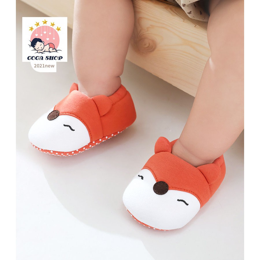 Giày Bông Tập Đi Cáo Gấu Thỏ Siêu Đáng Yêu Cho Bé
