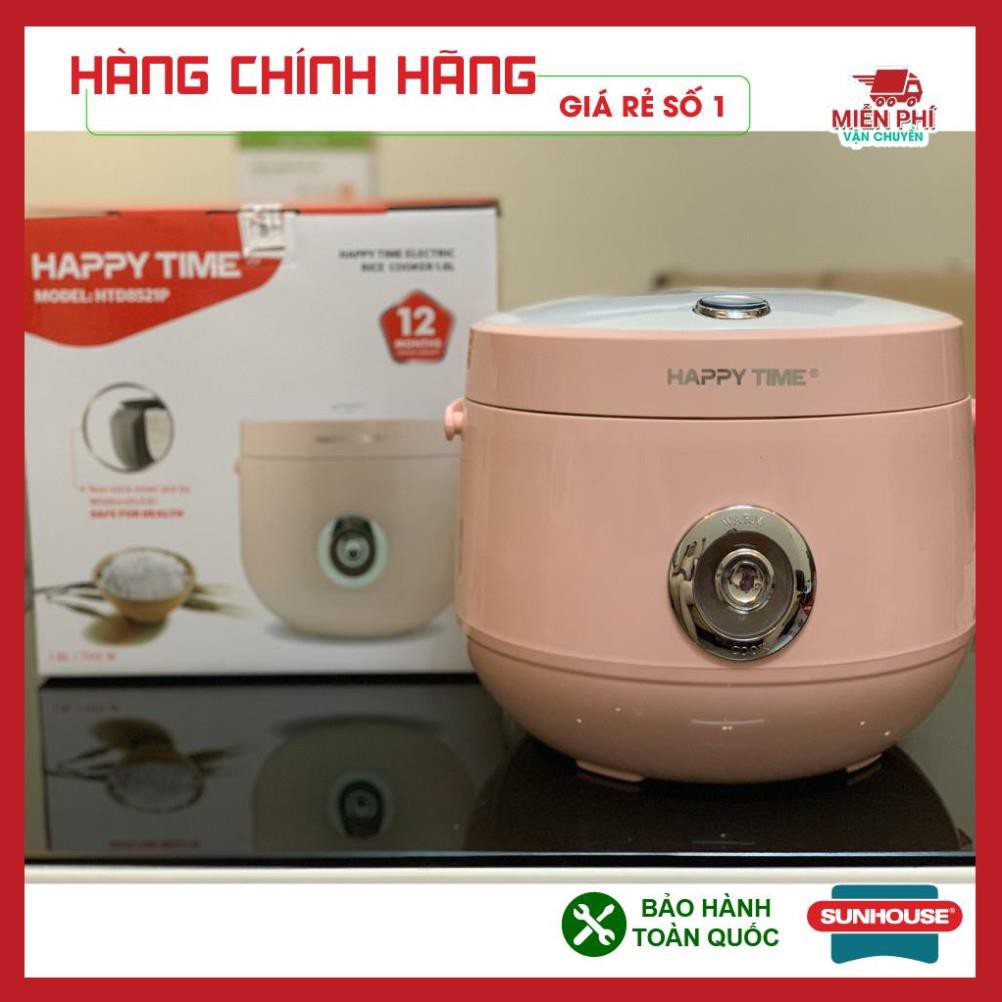 NỒI CƠM ĐIỆN 1.8L HAPPY TIME HTD8521 SUNHOUSE, NỒI CƠM ĐIỆN SUNHOUSE HTD8521, SIÊU BỀN BẢO HÀNH TOÀN QUỐC