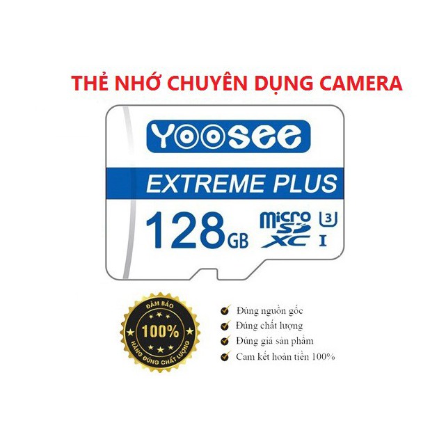 THẺ NHỚ 32gb , 64gb, 128Gb Yoosee utra calss 10 hỗ trợ cực hiệu quả cho sản phẩm camera