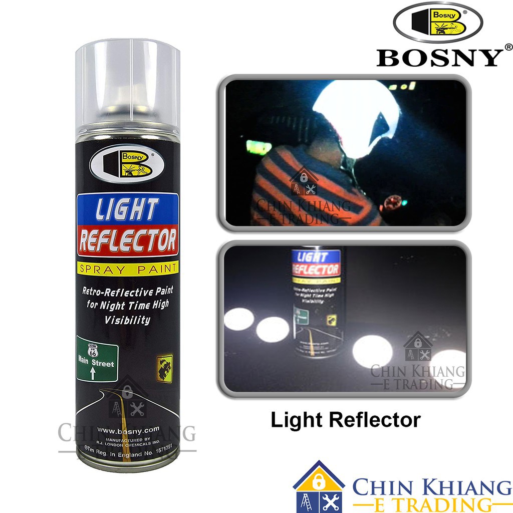 Sơn xịt phản quang bosny Light Reflector