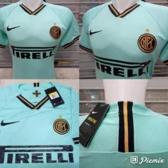 6/6 Mới Áo Đồng Phục Bóng Đá Đội Tuyển Inter Away 2019-2020 xịn 🏆 *