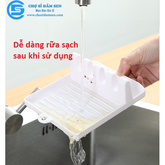 Miếng gác muỗng đũa đa năng, giá kê đũa đảm bảo vệ sinh trong quá trình nấu bếp. Dụng cụ tiện ích cho bếp nhà bạn