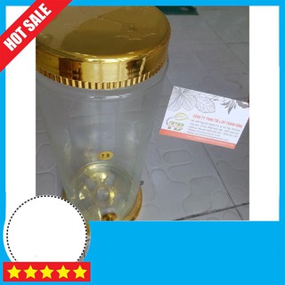 Bình ngâm sâm việt nam cao cấp 7.8 lít - bình thủy tinh 7.8 lít - lương y thanh bình