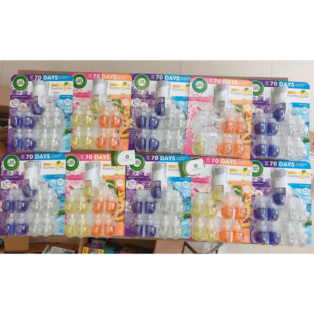 Tinh Dầu Thơm Cắm Điện Airwick Của Mỹ Chai Lẻ 20ml Tách Vỉ 🇺🇸 Có Bill