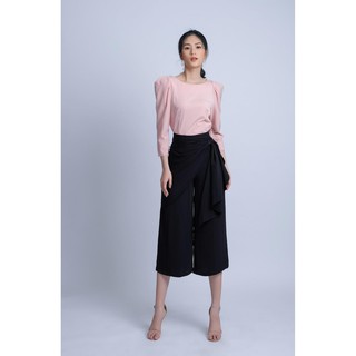 Quần ống rộng nơ