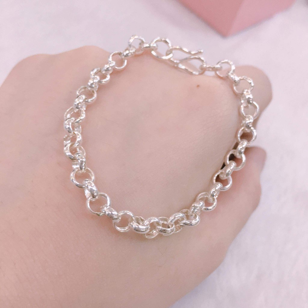 Lắc tay lắc chân trẻ em TNC JEWELLERY cho bé dây mo
