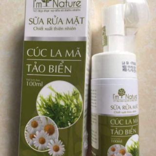 Sữa rửa mặt cúc la mã tảo biển