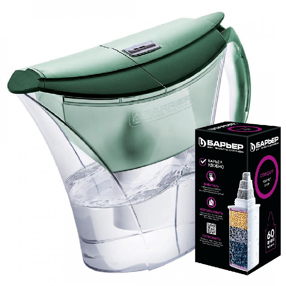 Combo Ca Lọc Nước Smart 3.3L + 1 Lõi Lọc Nước FC-STD - Xanh Lá