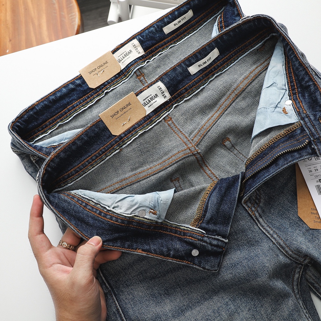 Quần Jean nam PB xanh khói  - 493